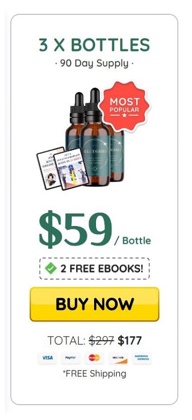 illuderma 3 Bottle Price